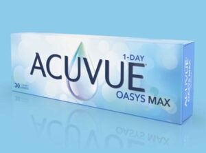 Acuvue Oasys Max 1-Day Contact Lenses on Display