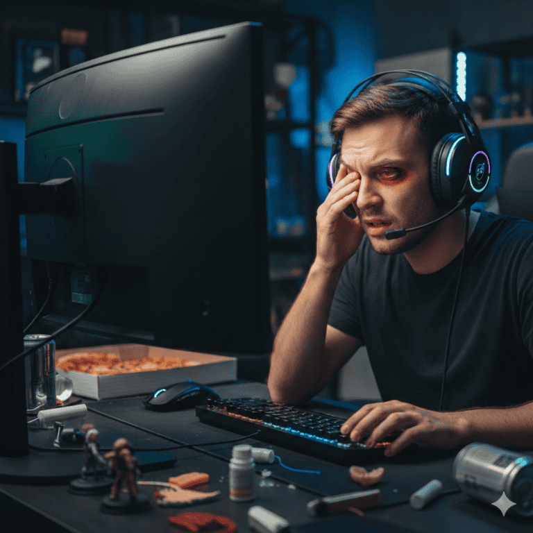 Adult receiving a comprehensive eye health exam in a modern Manhattan optometry office
